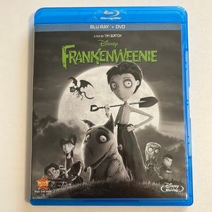 ‼️FINAL PRICE‼️Frankenweenie DVD + Blu-Ray - Disney + Tim Burton - LIKE NEW!